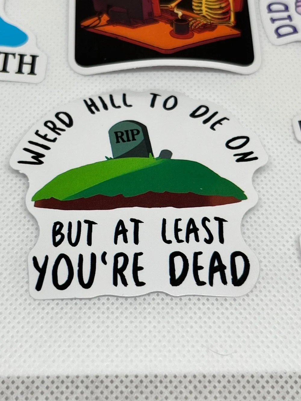 Dark humor sticker 6 pack